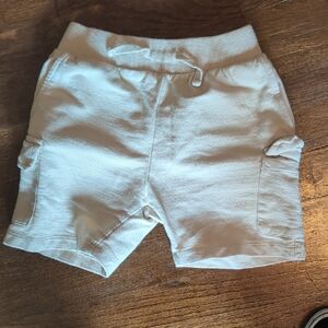 Cream Cargo Shorts